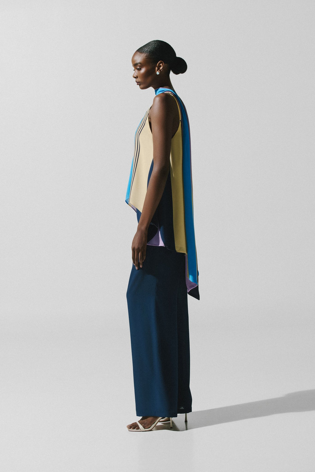 Zia V-Neck Top and Wide-Leg Pants Set