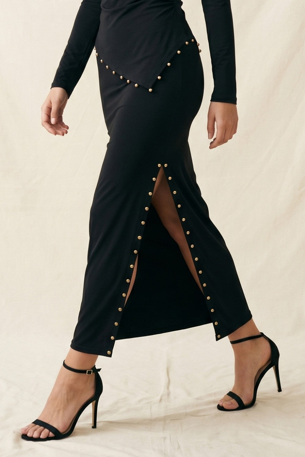 Black Studded Pencil Set