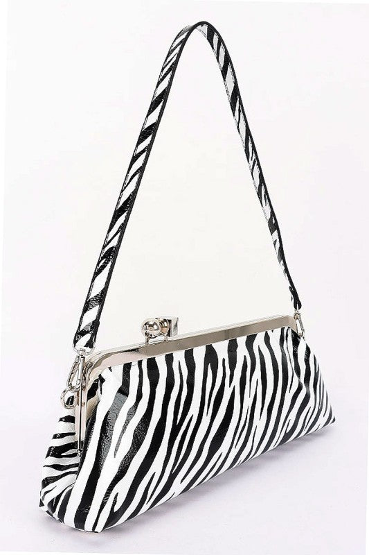 Zebra Clutch Bag