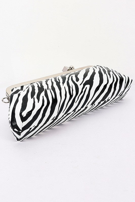 Zebra Clutch Bag