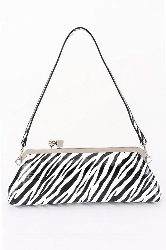 Zebra Clutch Bag