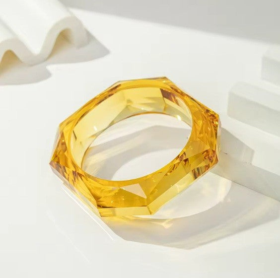 Aria Sculptural Resin Bangle