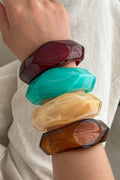 Chunky Translucent Resin Bangle