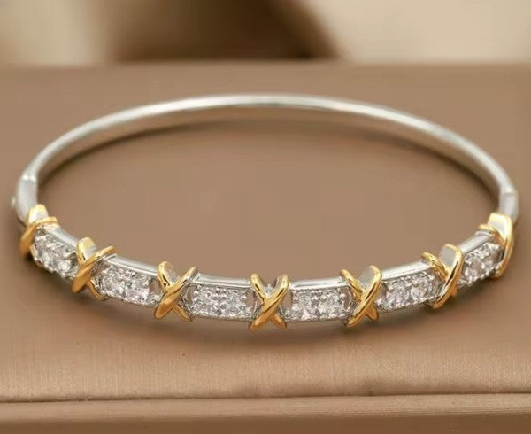 Celeste Cross Bangle