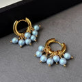 Azure Pearl Earrings