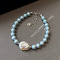 Azure Pearl Bracelet