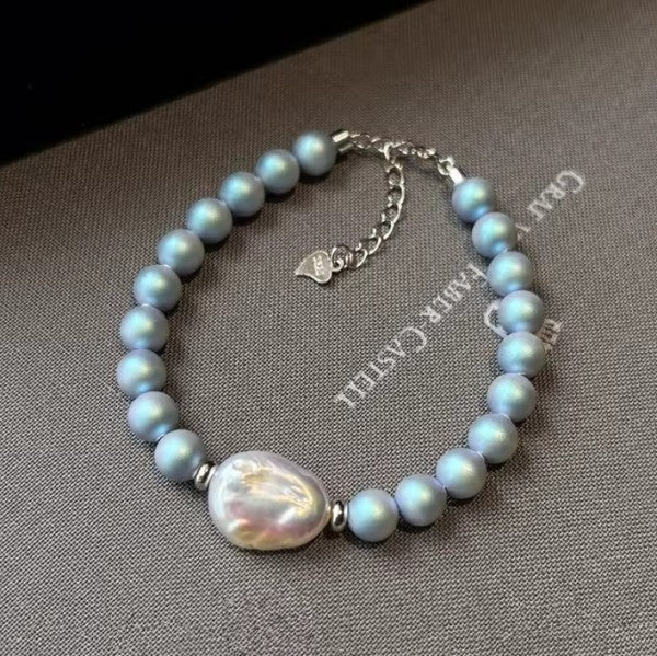 Azure Pearl Bracelet