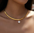 Ayla Zircon Drop Necklace