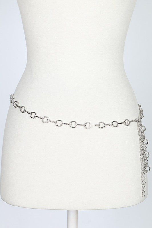 Petite D-Ring Link Chain Waist Belt