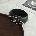 Black Wood Bangle