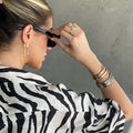 Bold Bangle Set Silver