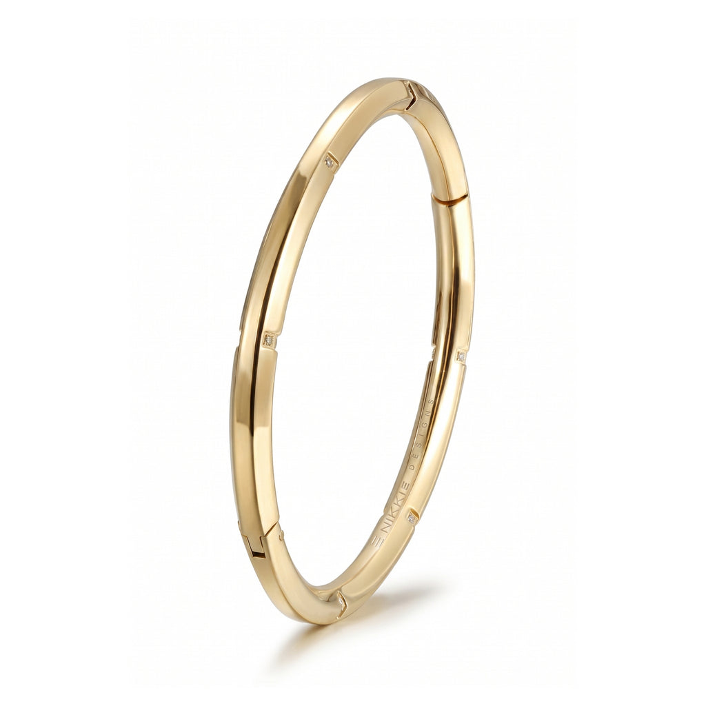 Bold Bangle Set Gold