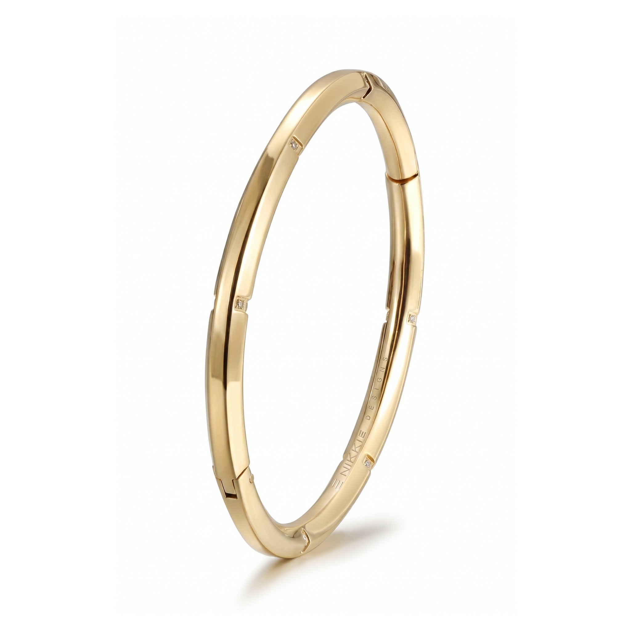 Bold Bangle Set Gold