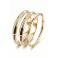 Bold Bangle Set Gold