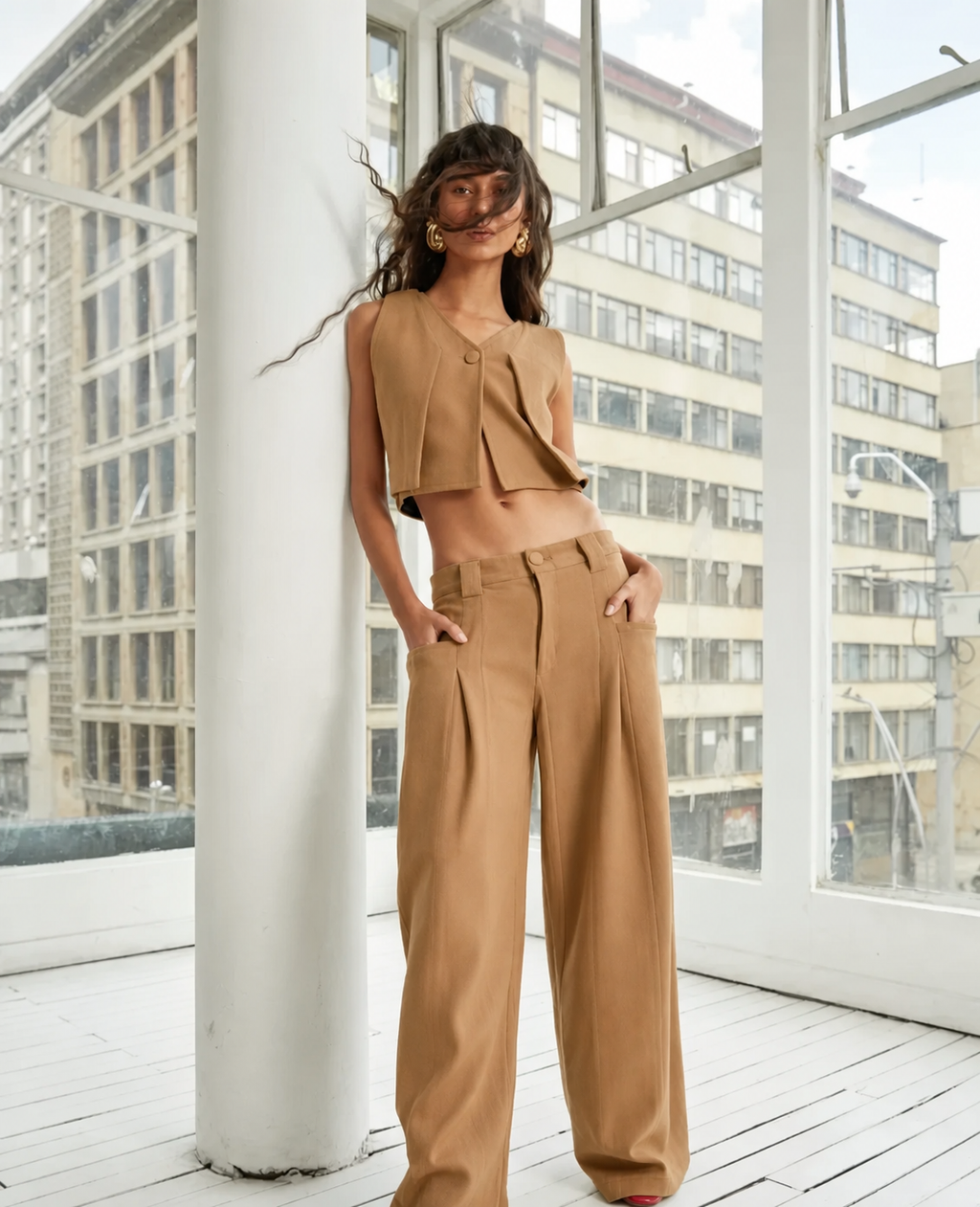 Gerbera Vest and Pants Set