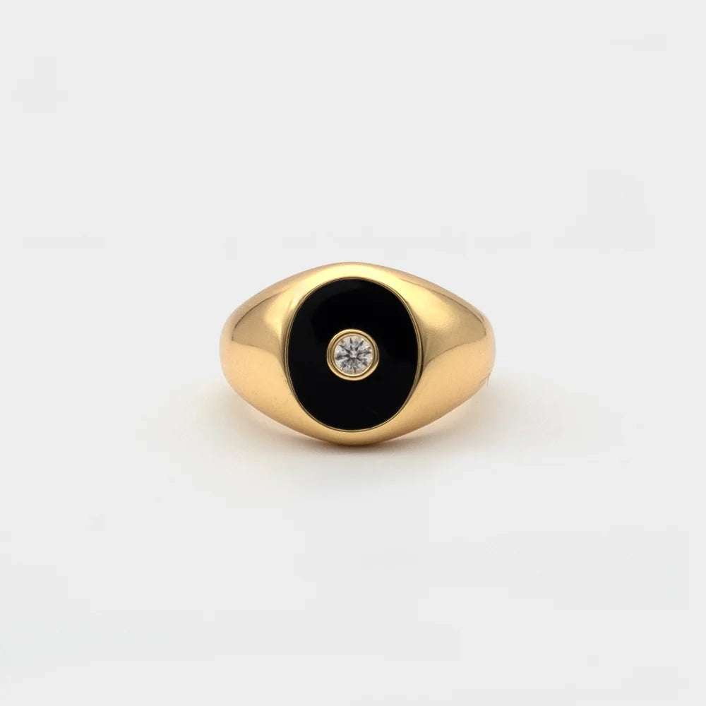 Luna Nera Pinky Ring