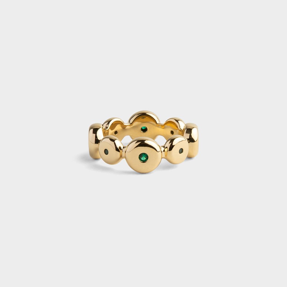 Luna Nera Eternity Band Gold Ring