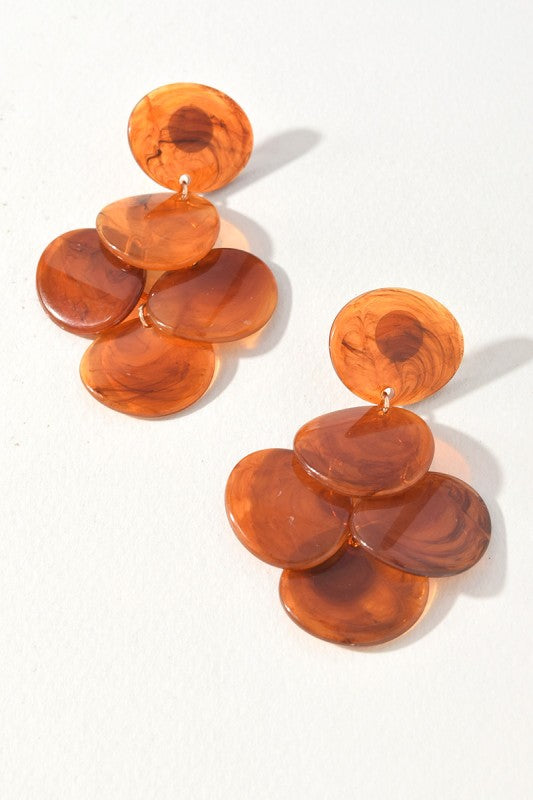Marbled Earrings