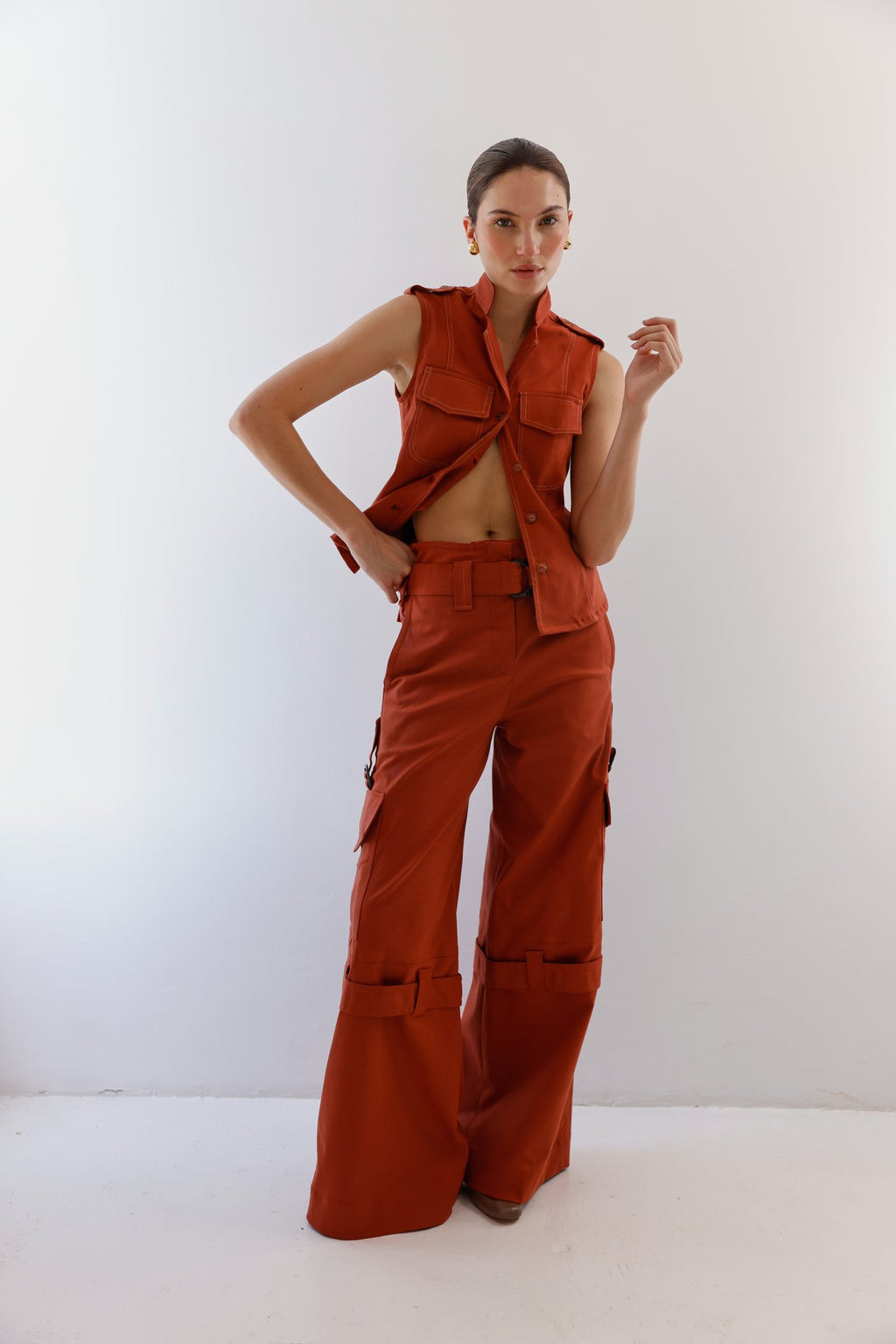 Conjunto de blusa y pantalón Amanda Brick