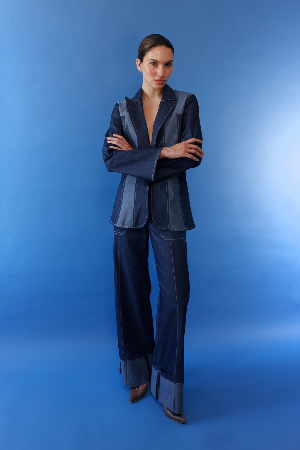 Celina Denim Set