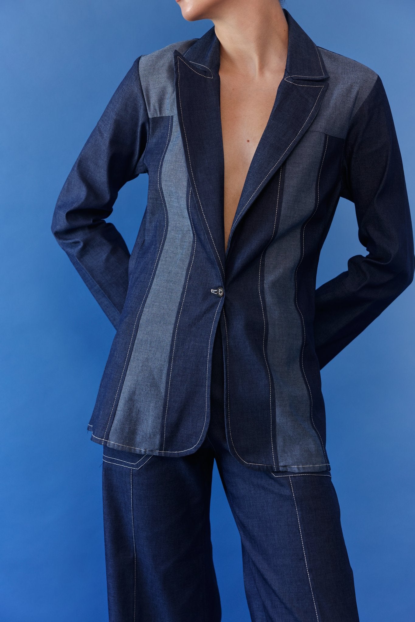 Celina Denim Set