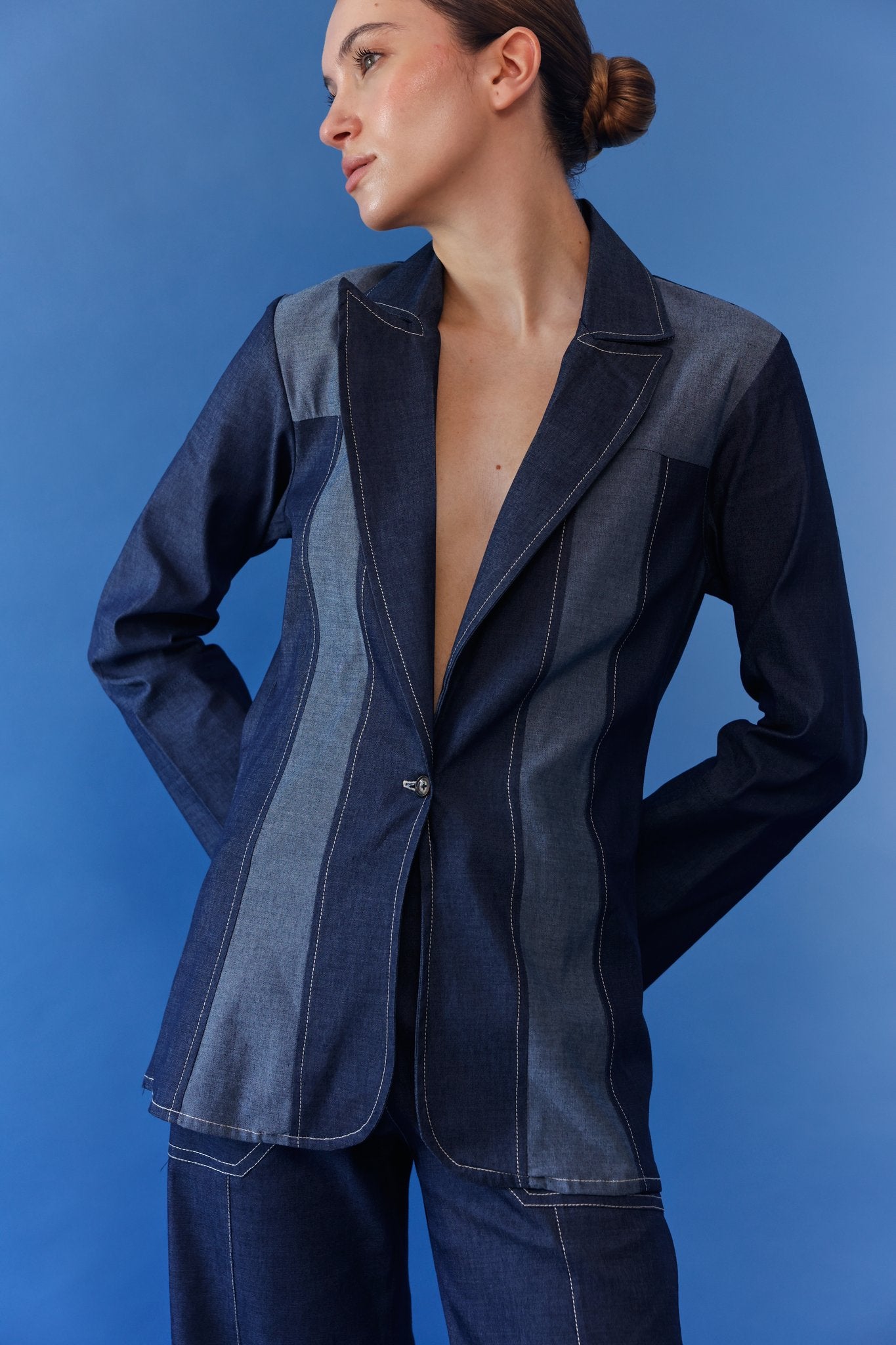Celina Denim Set