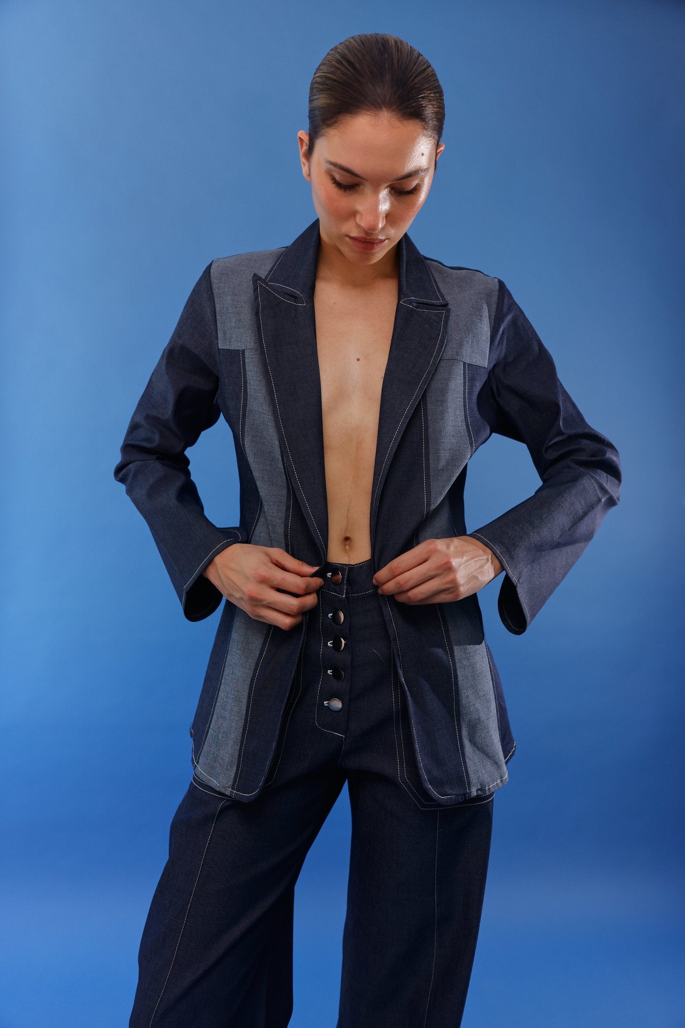 Celina Denim Set