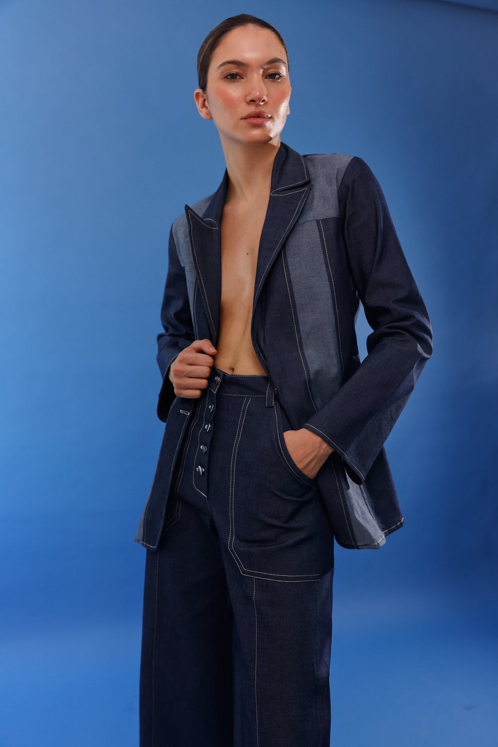 Celina Denim Set