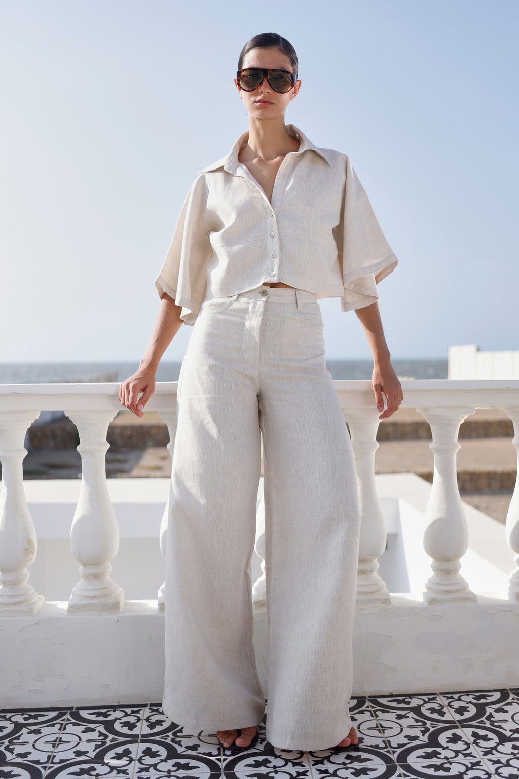 Isidora Linen Pants Set
