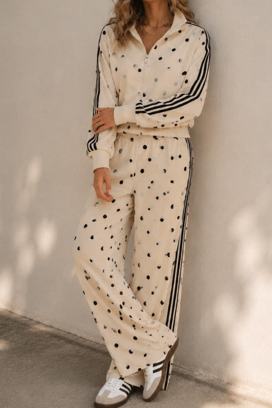 Polka Dots White Set