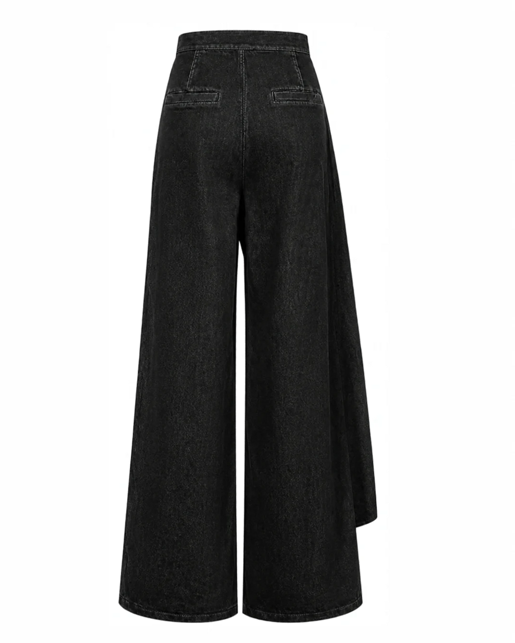 Pantalones Olivia con detalle superpuesto de denim