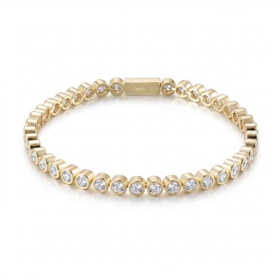 Mini Remi Tennis Bracelet Gold