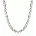 Serena Tennis Necklace Silver