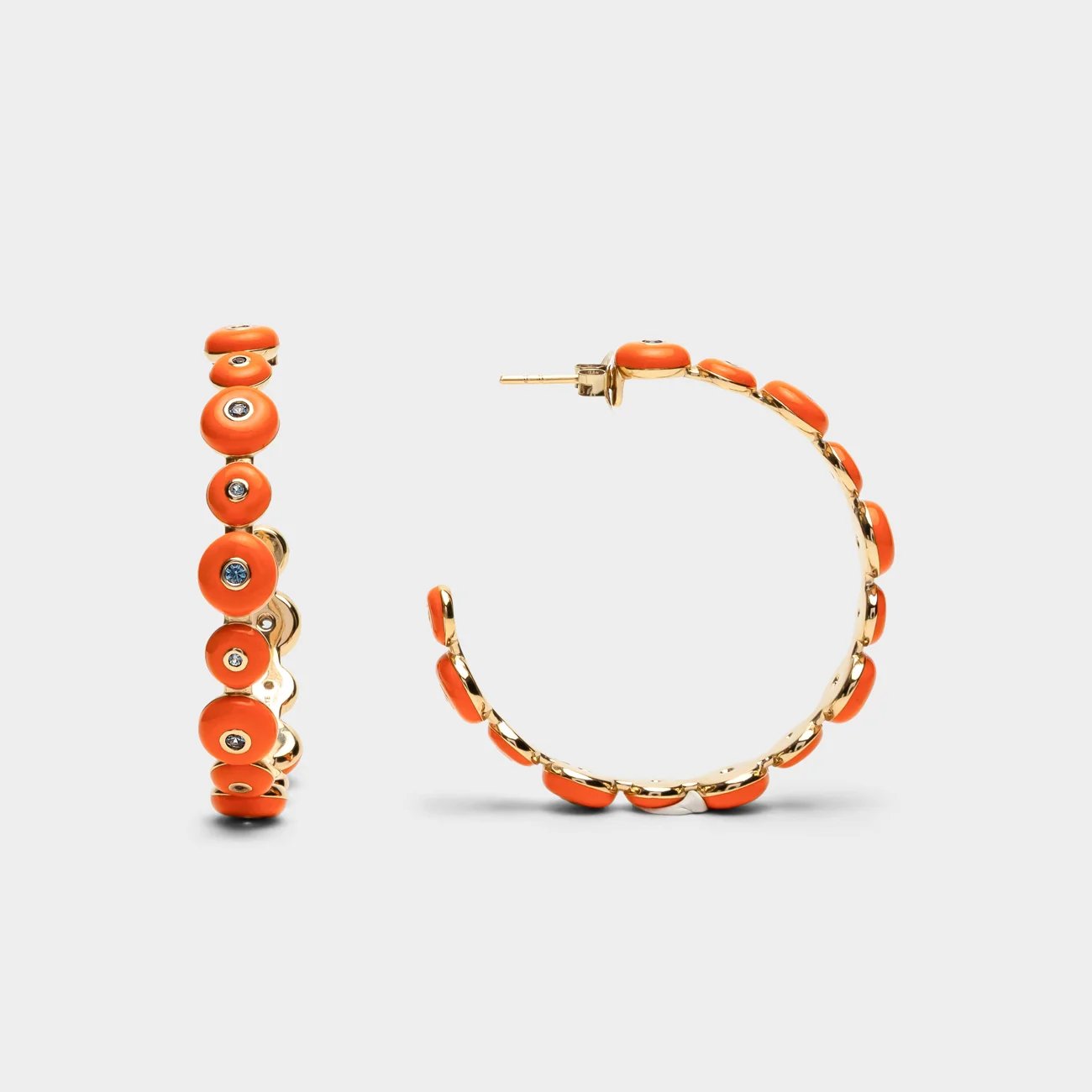 Sole Blu Hoop Earrings