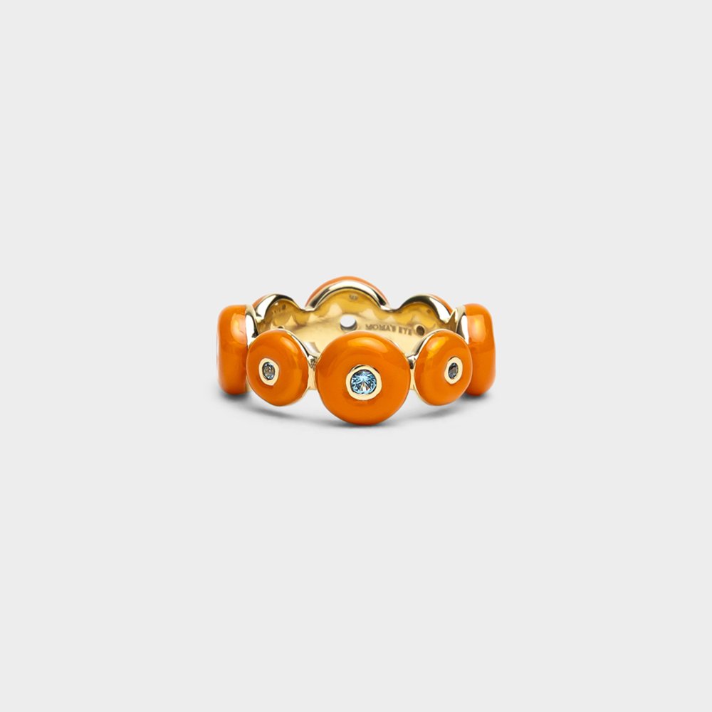 Anillo de banda Eternity Sole Blu