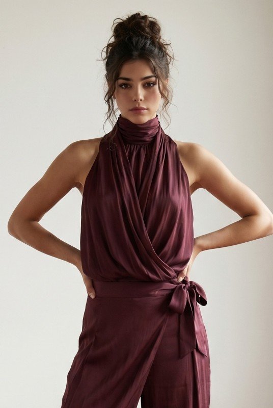 Solenne Satin Set