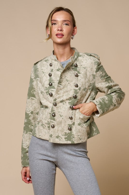 The Camo Jacquard Jacket