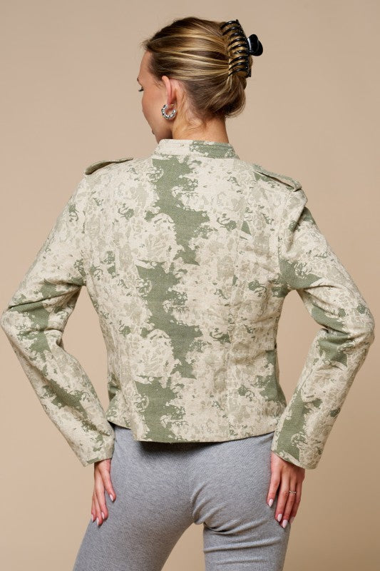 The Camo Jacquard Jacket
