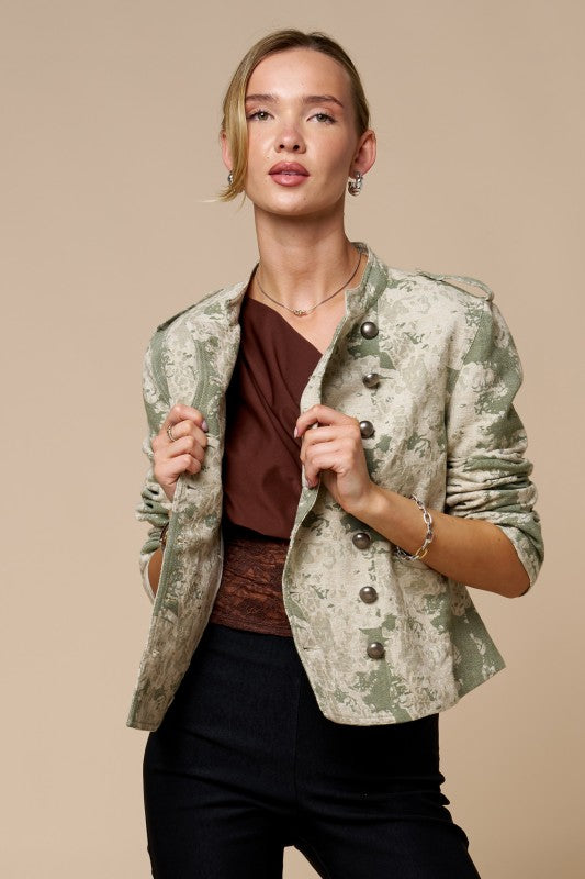 The Camo Jacquard Jacket