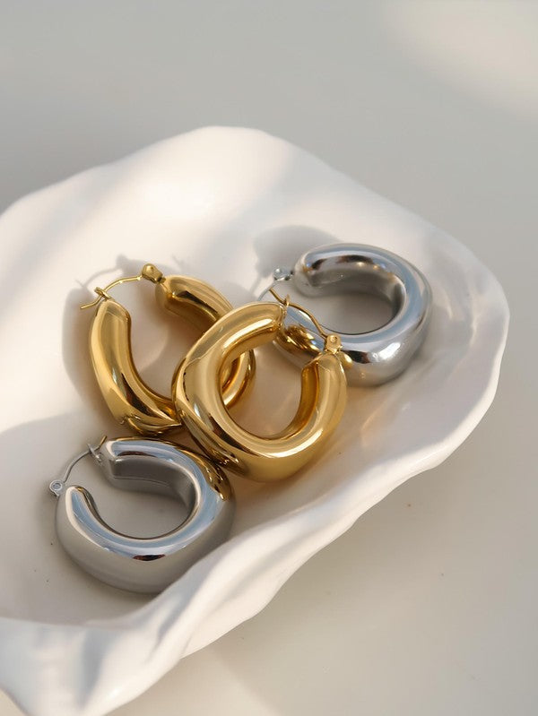 The Classic U-Hoop Earrings
