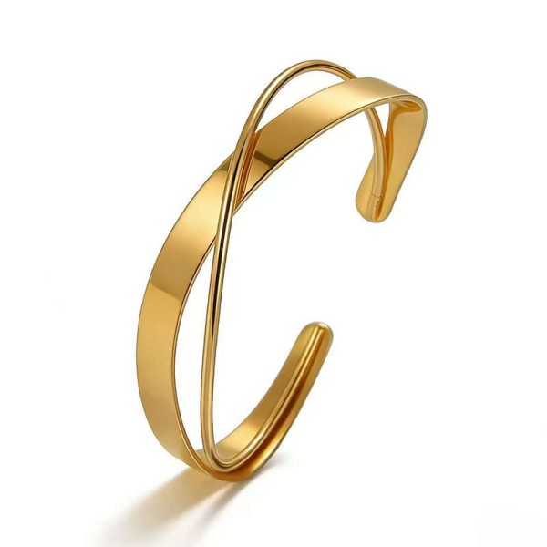 The Crossover Gold Cuff