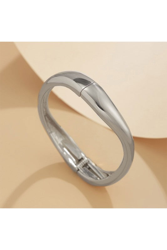 The Dual Silver Bangle