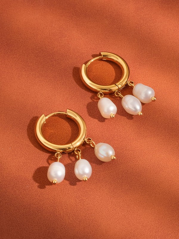 The Petite Pearl Dangles