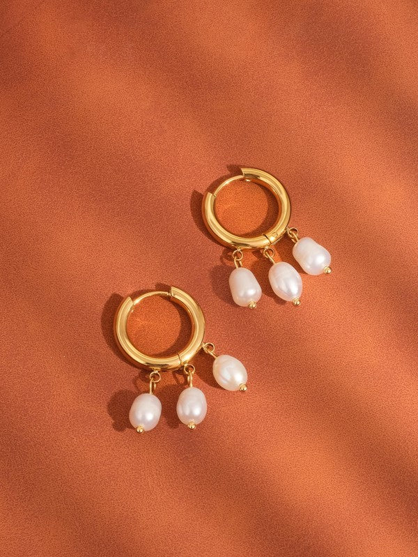 The Petite Pearl Dangles
