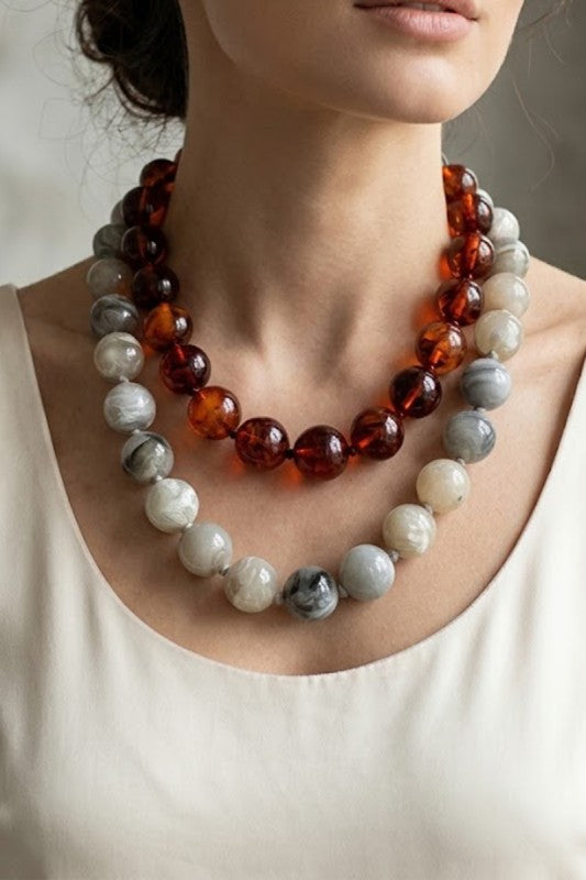 The Riviera Bead Necklace