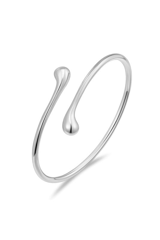 The Sculpted Silver Arm Cuff