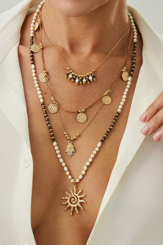 The Solara Layered Necklace