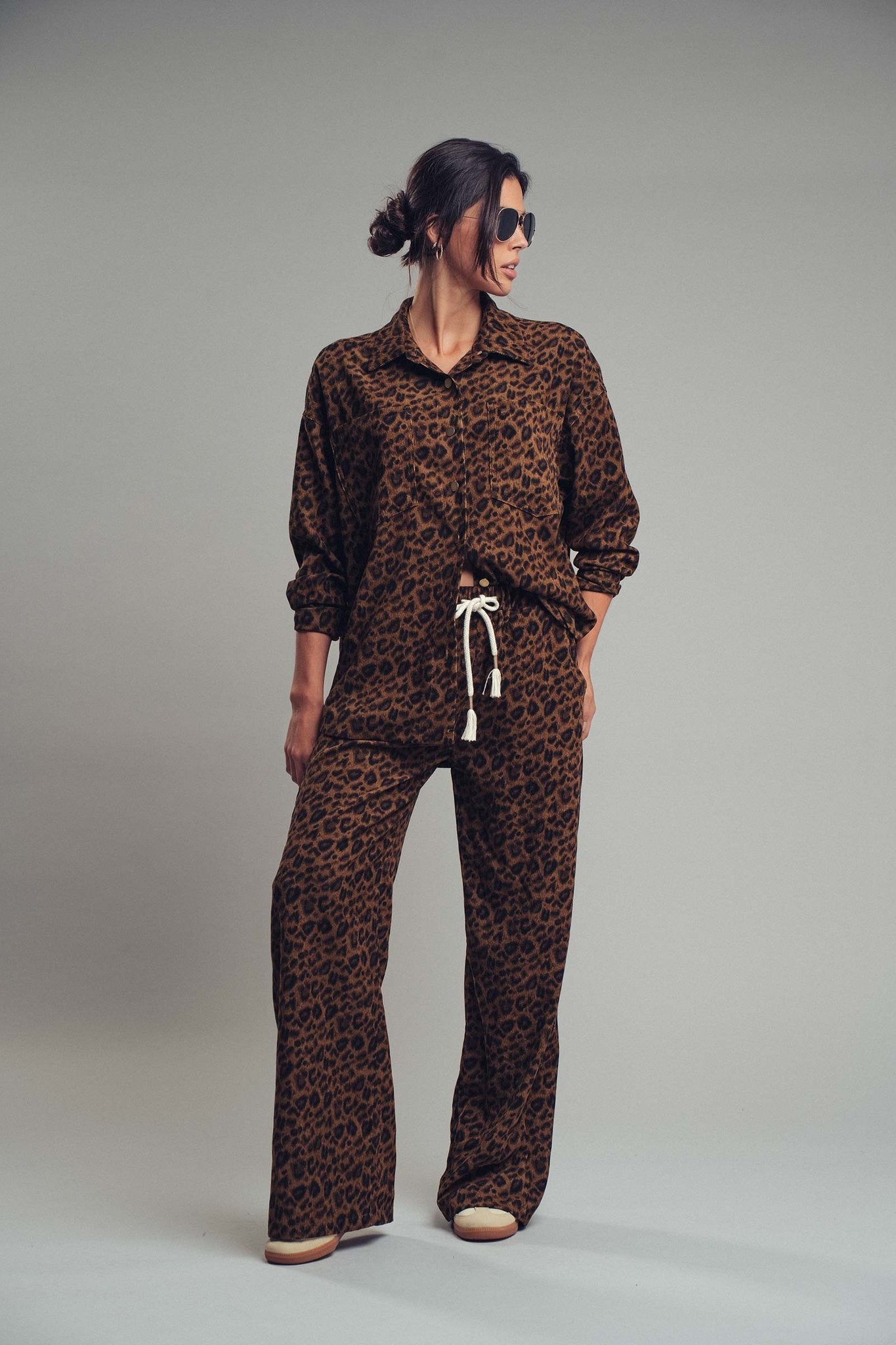 Leopard Print Relaxed Fit Set